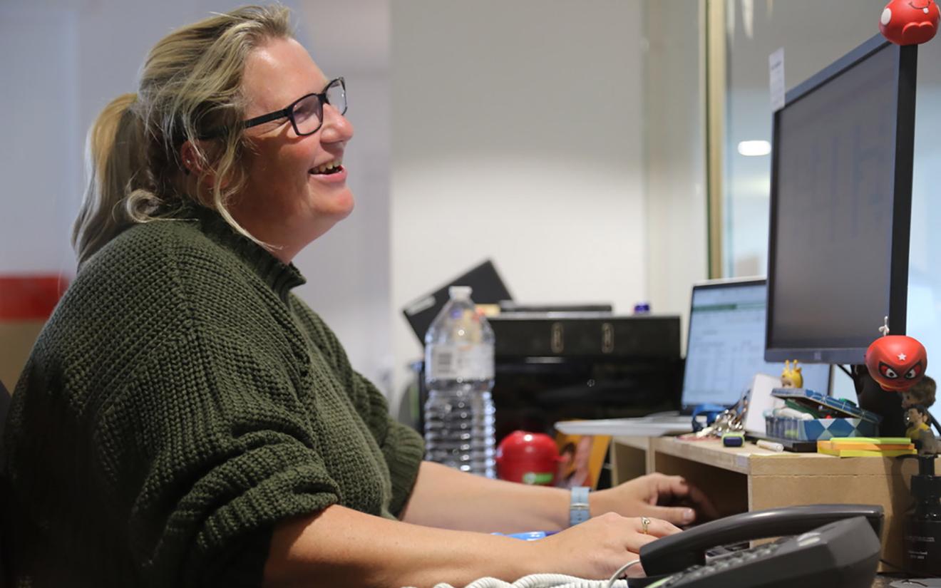 Secretariaatsmedewerker Sofie Claeys