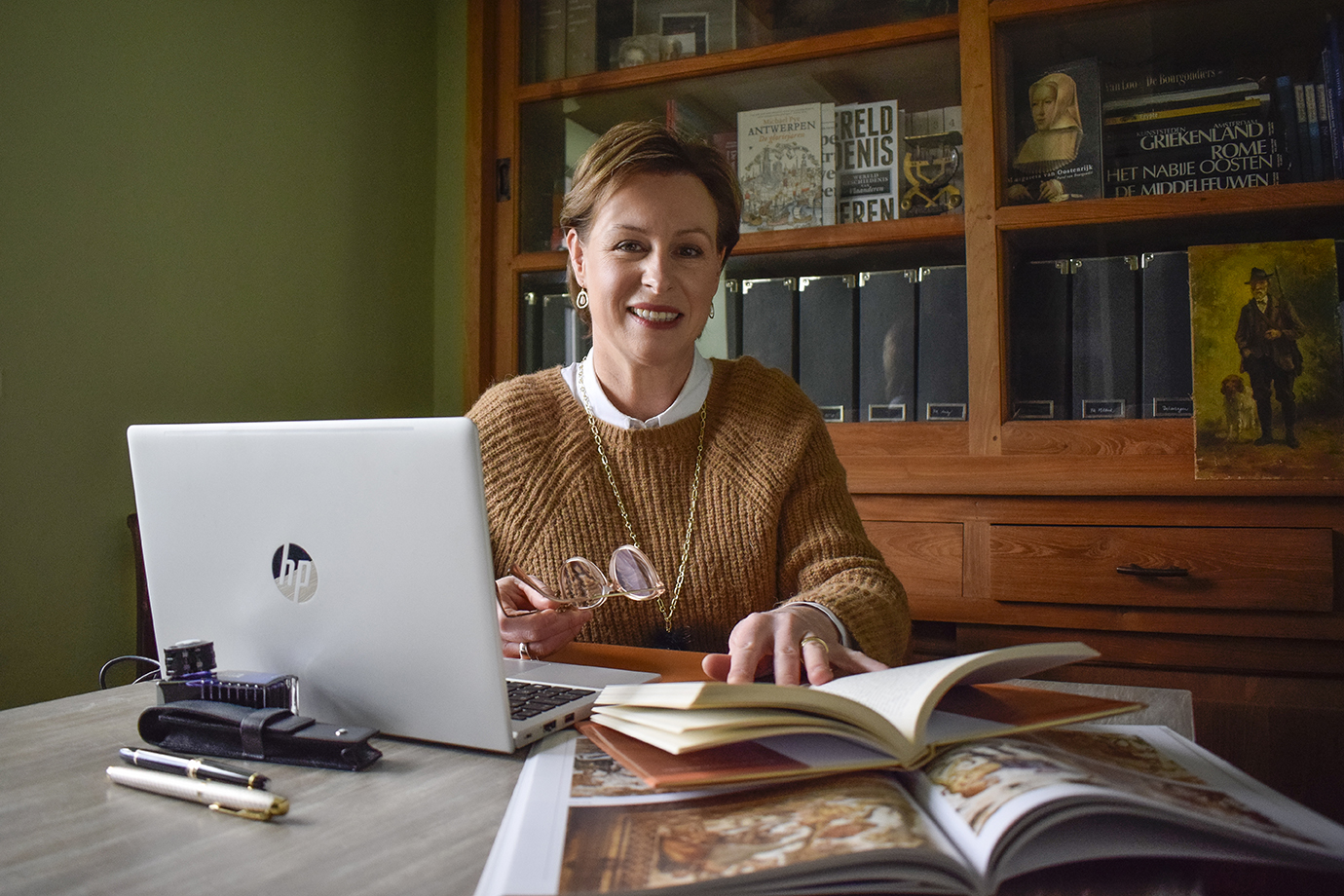 Mildred Mussche leraar geschiedenis en  Nederlands Talentum